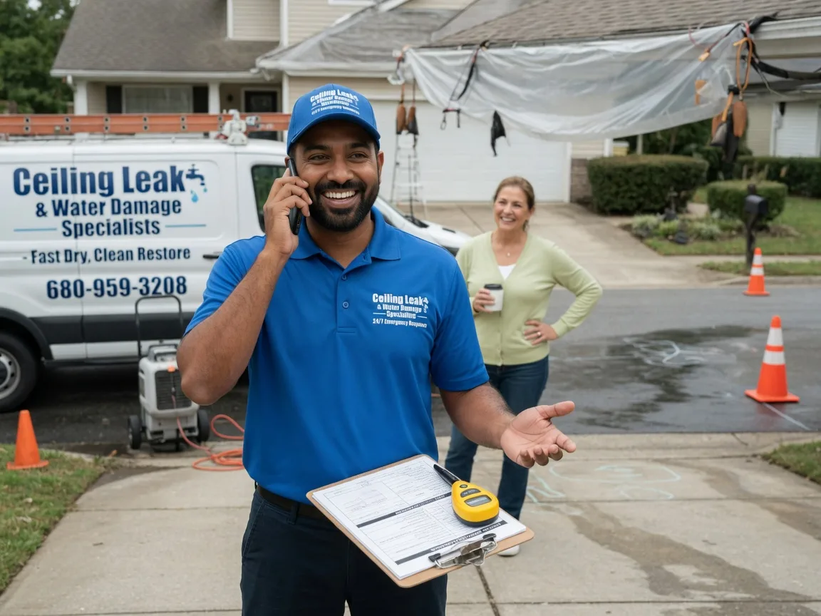 Ceiling Leak Cleanup Loving, NM FAQs